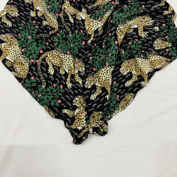 PrintFresh Medium Eco Satin Sweet Dreams Shorts Bagheera Ink Black PJ Shorts - Picture 7 of 8